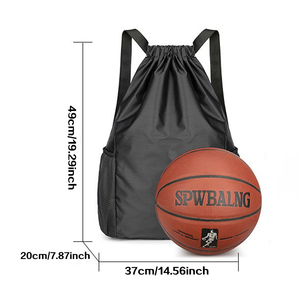 Black drawstring bag, gym back - Drawstring Gym Bag ulasan dan harga